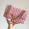 Branded CH FLAP PINK PREMIUM BAG WITH BOX EDDITION (ch-1123)