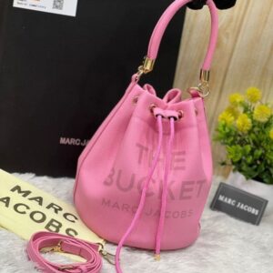 Branded BUCKET PINK PRIMUIM BAG WITH BOX (MJ-1144)