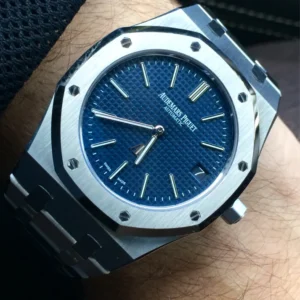 Audemars Piguet AP Royal Oak Silver Blue Metal