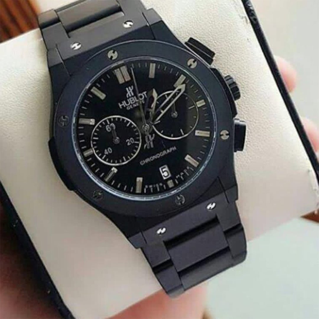 Hublot Jet Black Metal Watch - Image 4