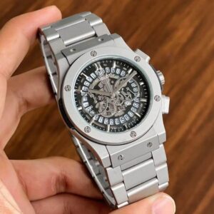 Hublot Silver Grey Metal Watch