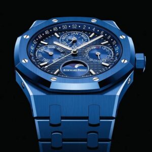 Audemars Piguet AP Royal Oak Dark blue Chronograph Metal watch