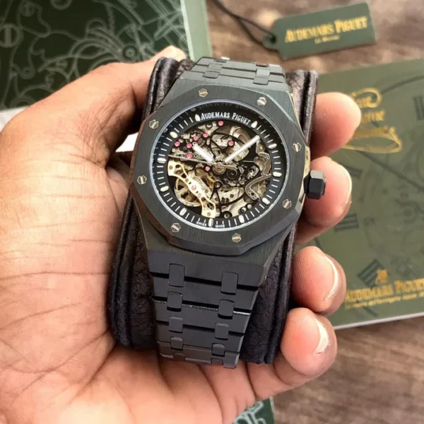 Audemars Piguet Skeleton AP Royal Oak Black Skeleton Metal - Image 6
