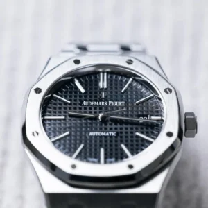 Audemars Piguet AP Royal Oak Silver Black Metal