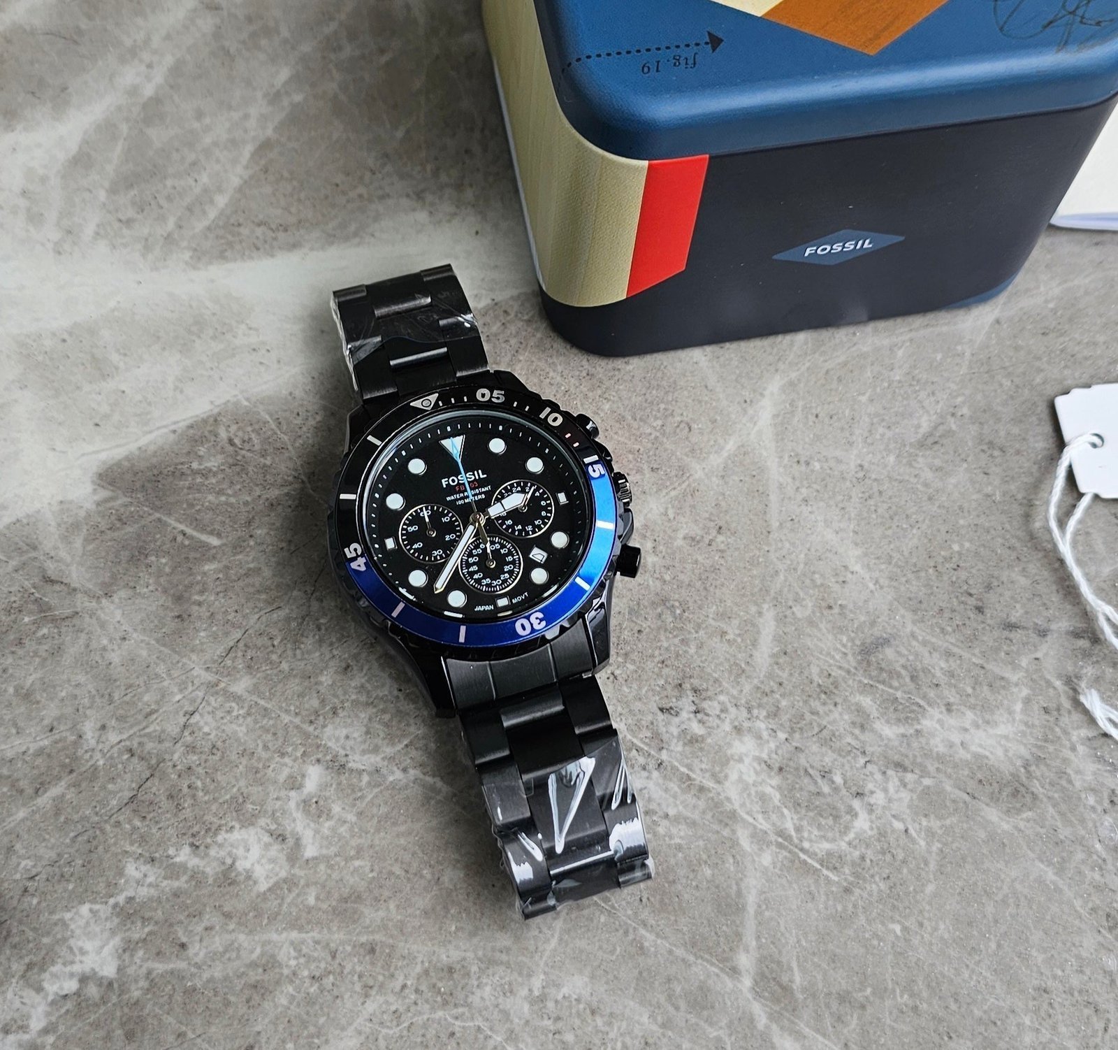 Fossil Fb 03 Black Metal Watch - Image 4