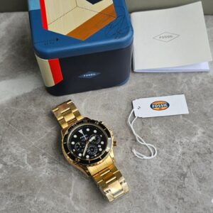 Fossil Fb 03 Gold Metal Watch