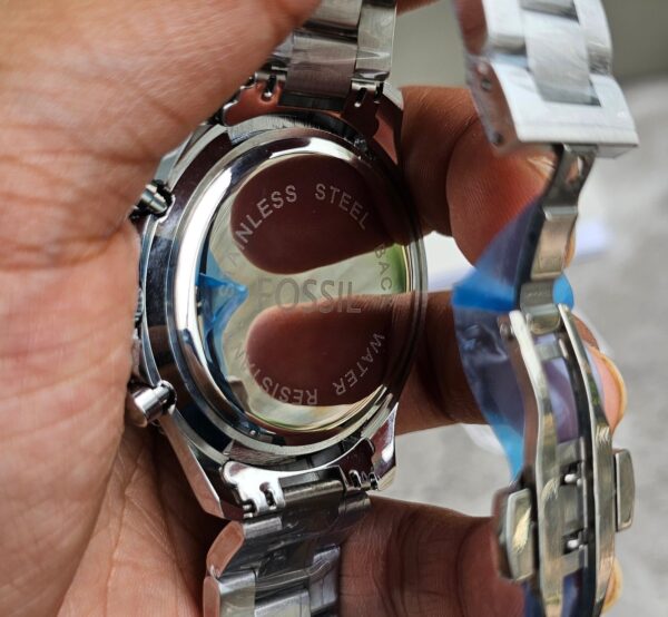 Fossil Fb 03 silver Blue Metal Watch - Image 3