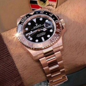Rolex Gmt Master 2 New Rose Gold Edition Oyster Strap