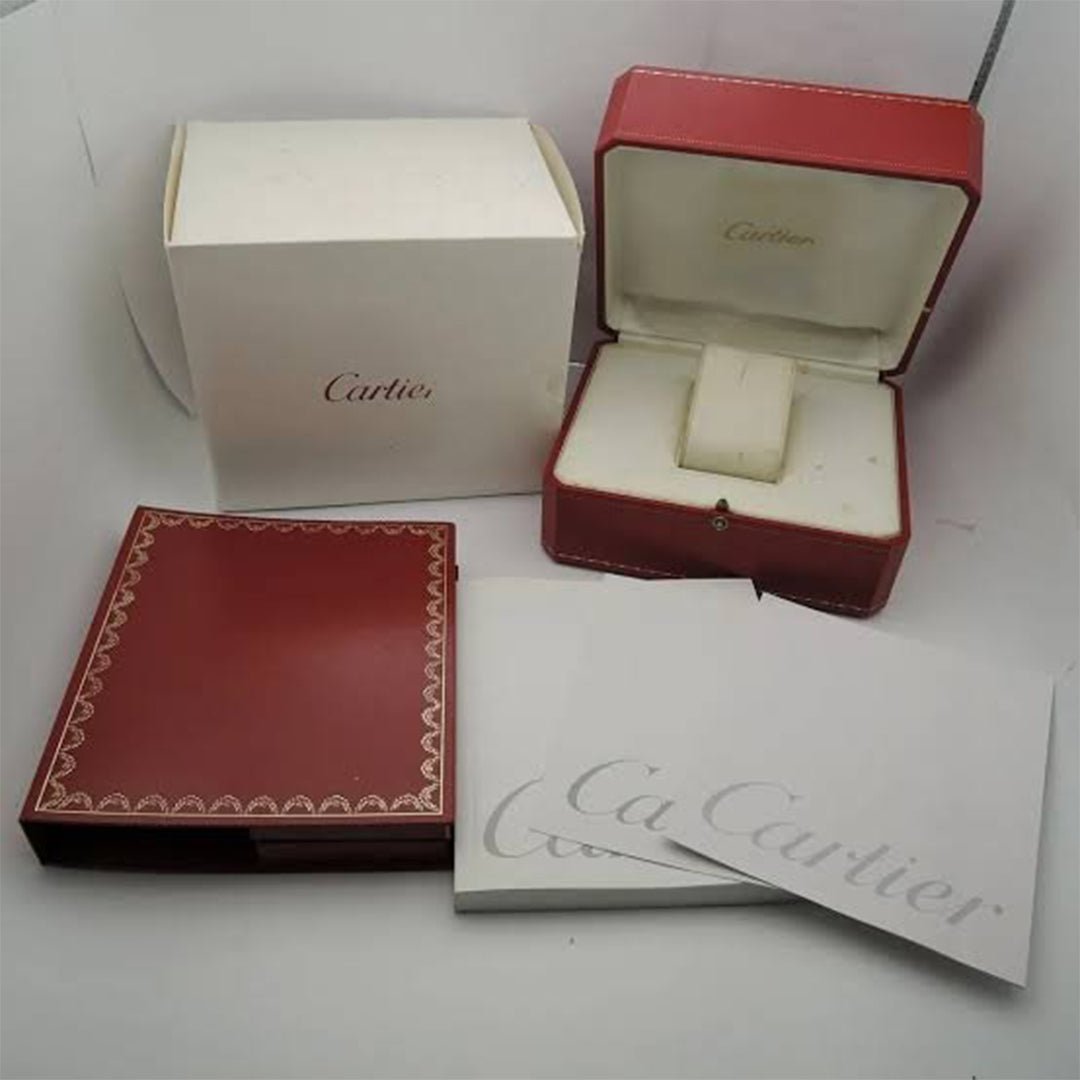 Cartier Leather Brown Automatic Watch D - Image 2