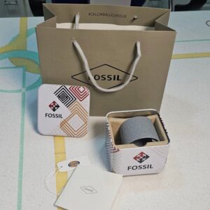 Fossil Black White Dial Ladies Watch