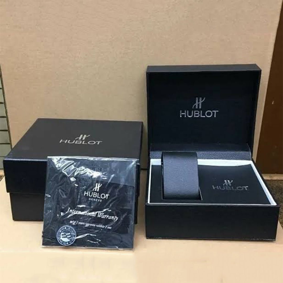 Hublot Black Leather Belt Watch B - Image 2