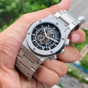 Hublot Silver Grey Metal Watch