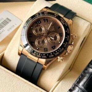 Rolex Daytona Cosmographer Oysterflex Brown Numeric Dial Automatic Watch