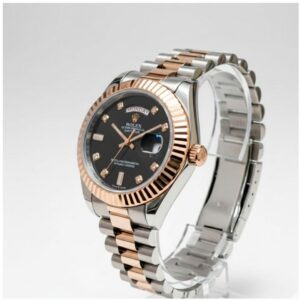 Role_x Oyster Perpetual Day Date Diamond 2Ton-Copper-Black 40 Battery