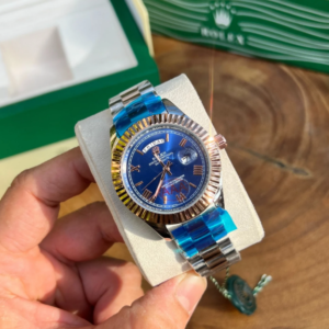 Role_x Oyster Perpetual Day Date 40 Battery 2Ton-Copper-Blue