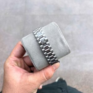 Role_x Oyster Perpetual Day Date Diamond Silver-Brown