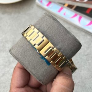 Guess Square Chronograph Gold-Blue