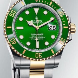 Role_x Oyster Perpetual Submarine 2Ton-Gold-Green
