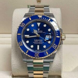 Role_x Oyster Perpetual Submarine 2Ton-Gold-Blue