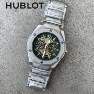 Hublo_t BigBang Tourbillion Silver-Green