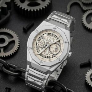 Hublo_t BigBang Tourbillion Silver-Whit
