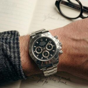 Role_x Oyster perpetual Daytona Chosmograph Silver-Black