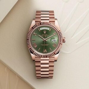 Role_x Oyster Perpetual Day Date 40 Battery Copper-Green