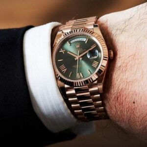 Role_x Oyster Perpetual Day Date 40 Battery Copper-Green