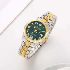 Role_x Oyster Perpetual Date Just 2Ton-Gold-Green